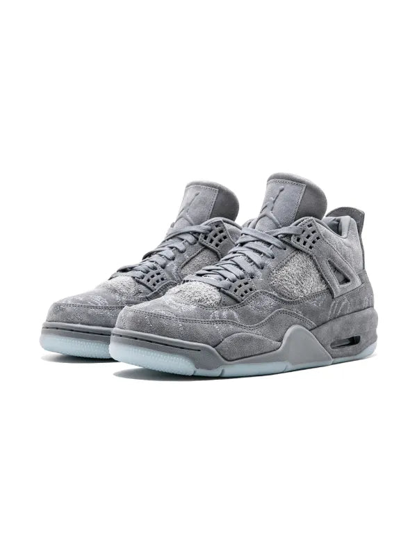Nike Air Jordan 4 Retro KAWS “Cool Grey Glow in the Dark” – Limited Edition Men’s Sneakers (Size 7–12)