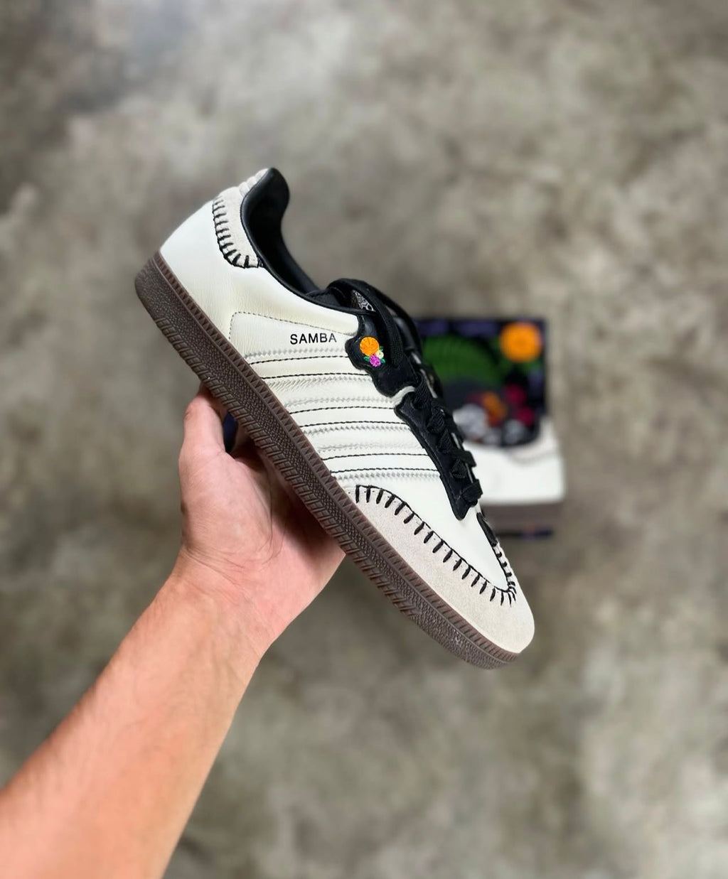 ADIDAS SAMBA DIA DE MUERTOS PACK OF WHITE 💀