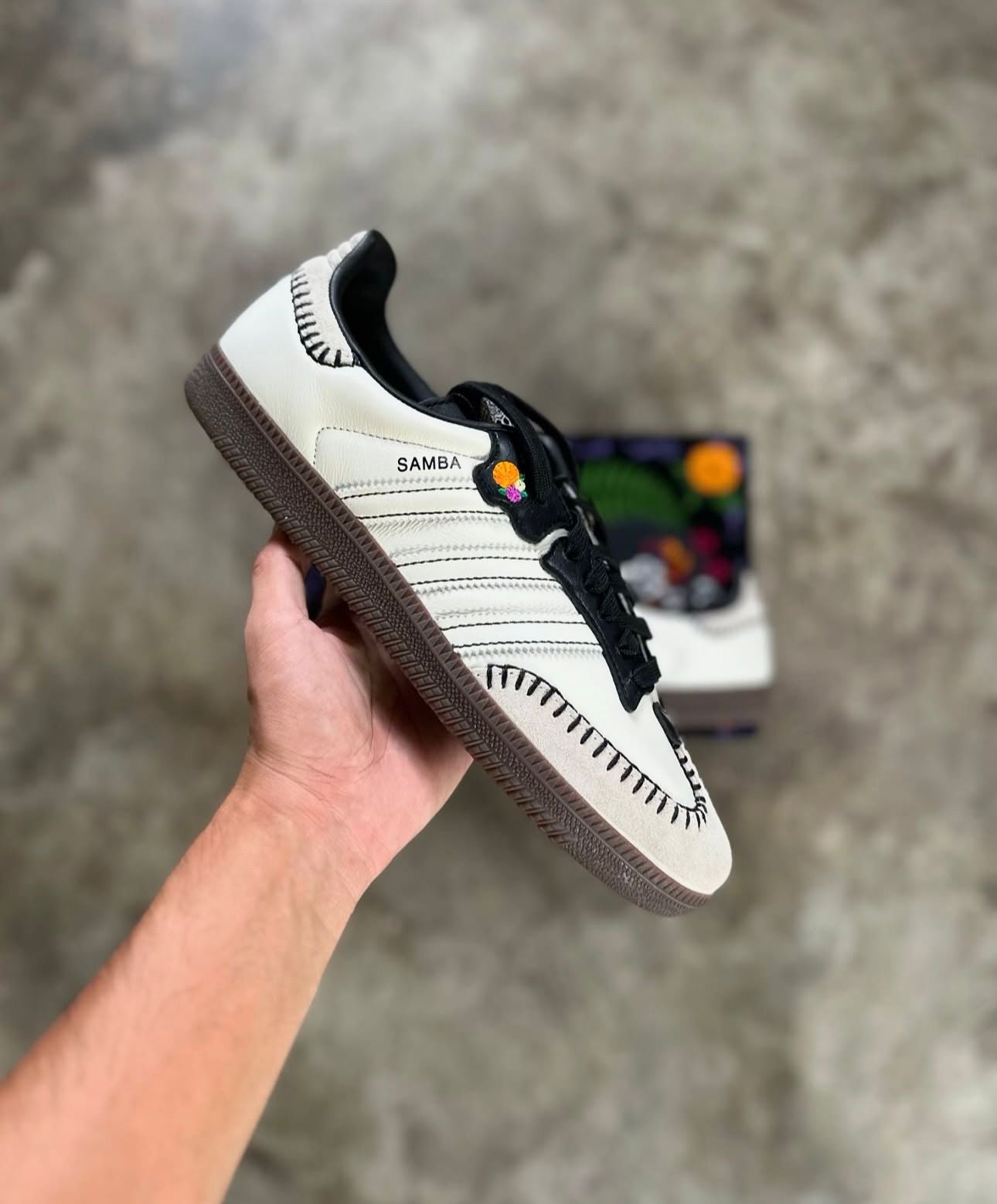 ADIDAS SAMBA DIA DE MUERTOS PACK OF WHITE 💀