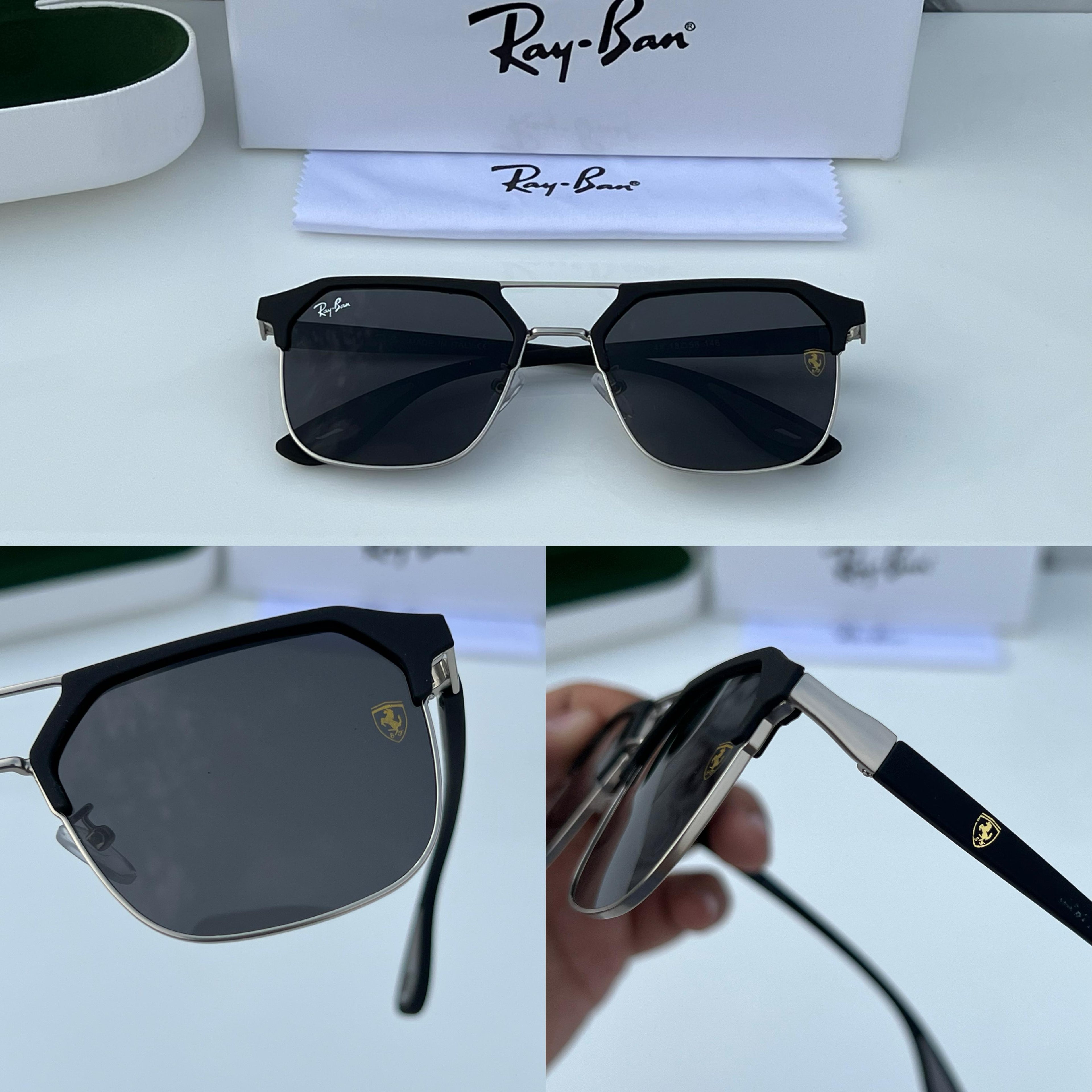 Ray-Ban 04 Silver Black