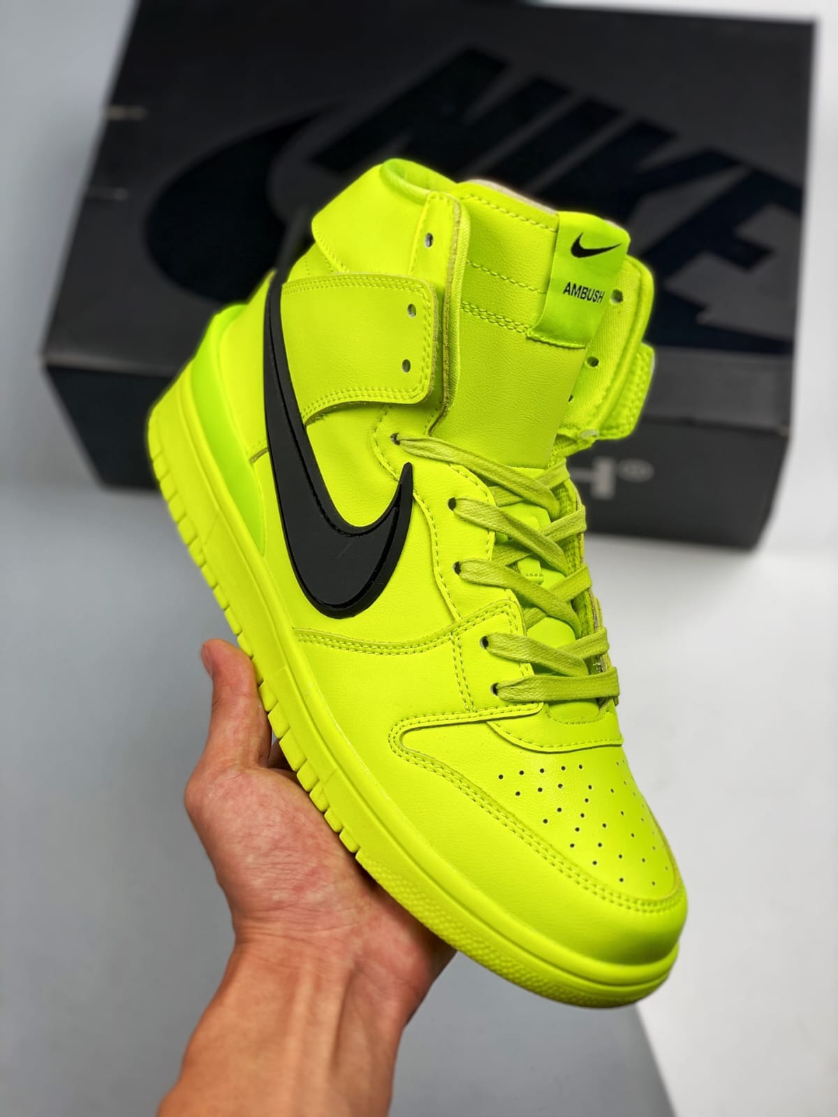 Nike Ambush Dunk High “Volt Green” – Bold Streetwear Statement Sneakers (Size 7 +)