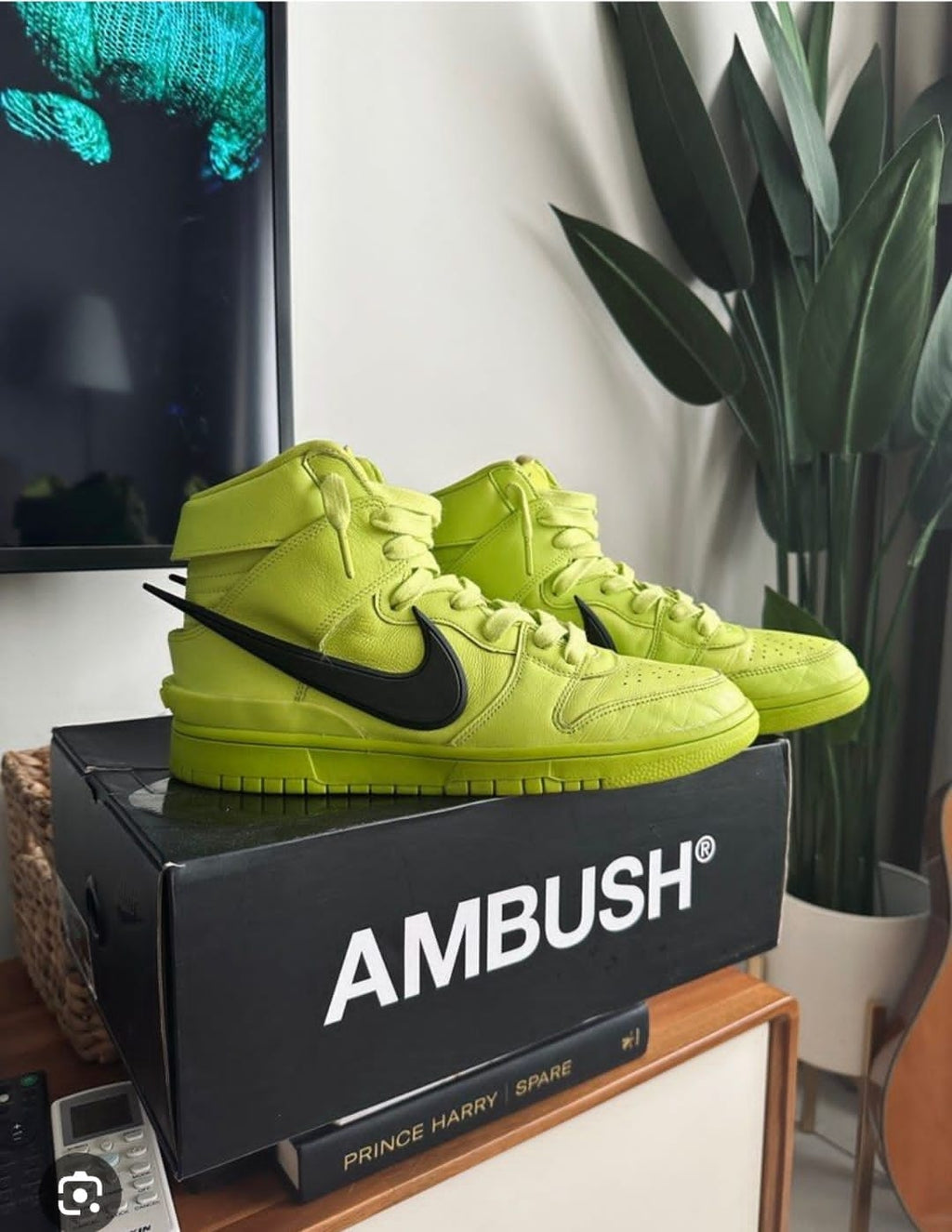 Nike Ambush Dunk High “Volt Green” – Bold Streetwear Statement Sneakers (Size 7 +)