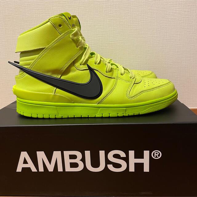 Nike Ambush Dunk High “Volt Green” – Bold Streetwear Statement Sneakers (Size 7 +)