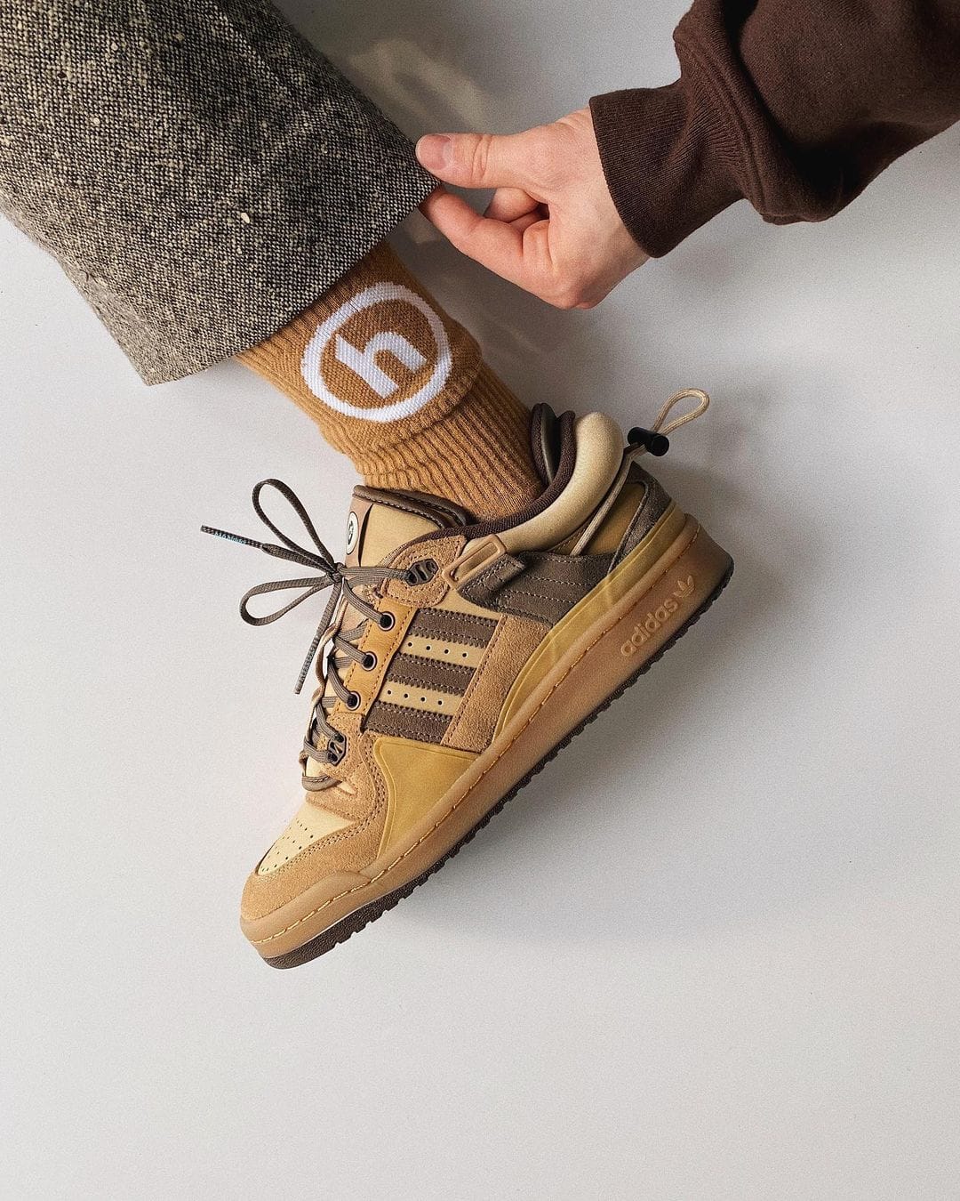 Adidas x Bad Bunny Forum “Brown” – Premium Edition Sneakers with Original Box