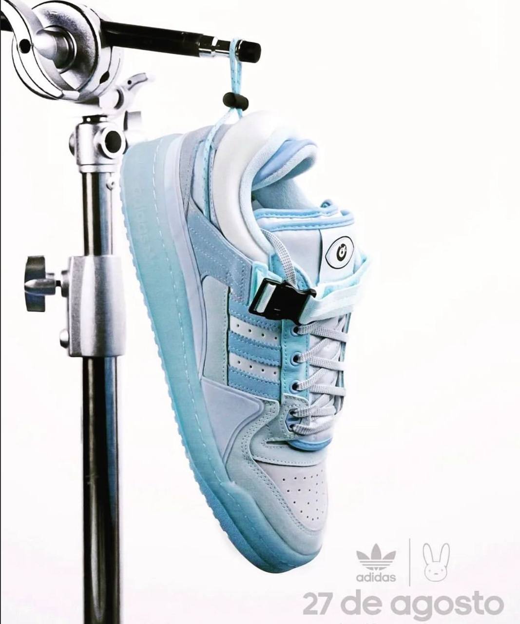 Adidas x Bad Bunny Forum “Blue Tint” – Premium Edition Sneakers with Original Box