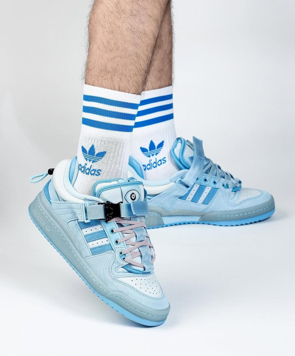 Adidas x Bad Bunny Forum “Blue Tint” – Premium Edition Sneakers with Original Box
