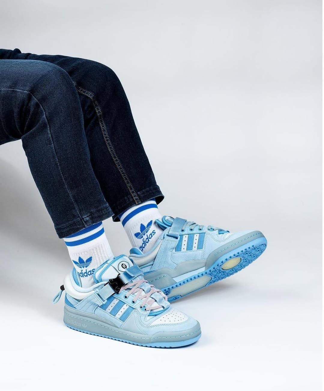 Adidas x Bad Bunny Forum “Blue Tint” – Premium Edition Sneakers with Original Box