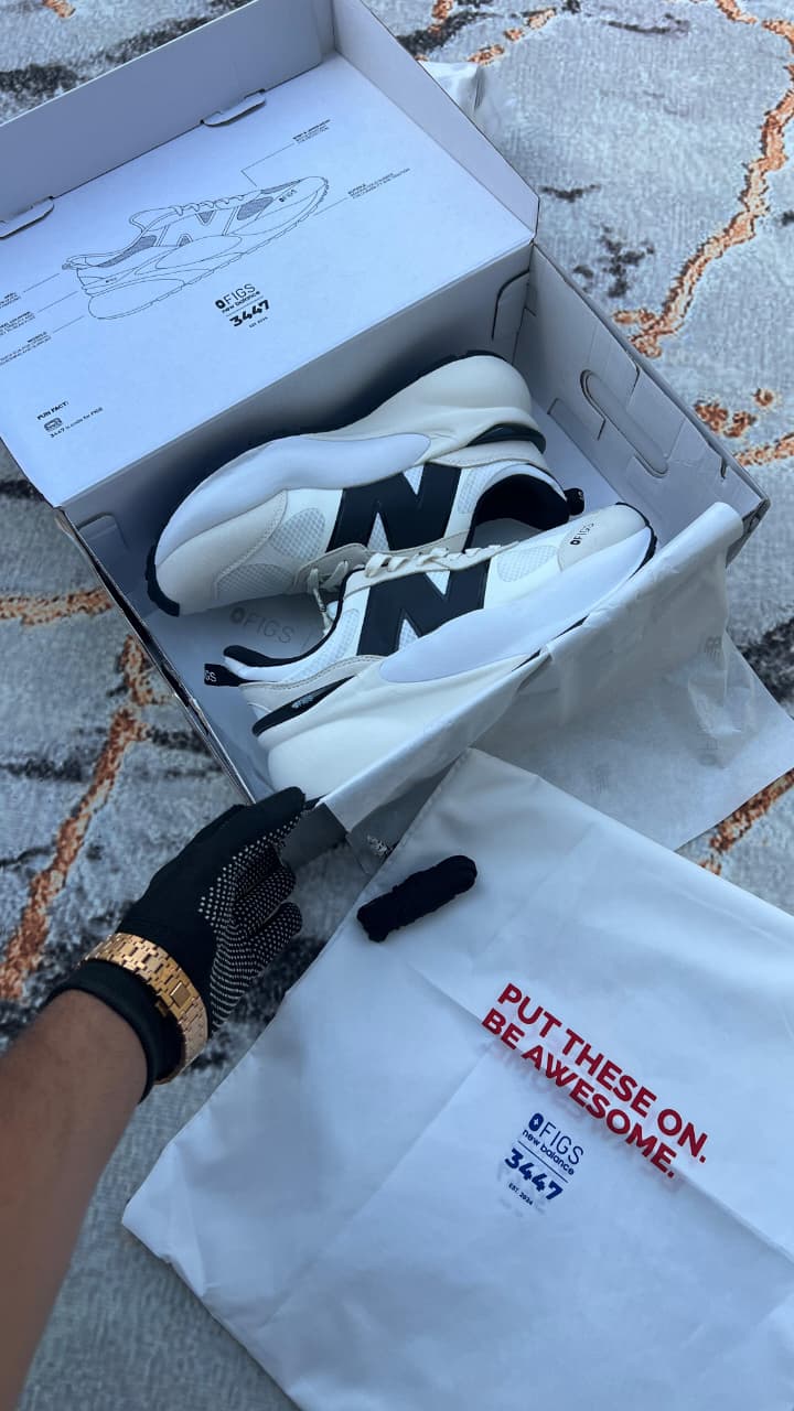 New Balance 3447 “Figs” – Premium Masterpiece Sneakers with Original Box & Accessories