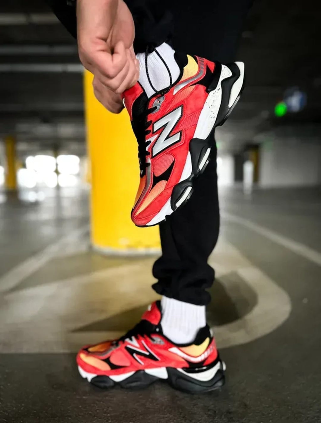 New Balance 9060 “Fire Sign” – Premium Masterpiece Sneakers with Original Box