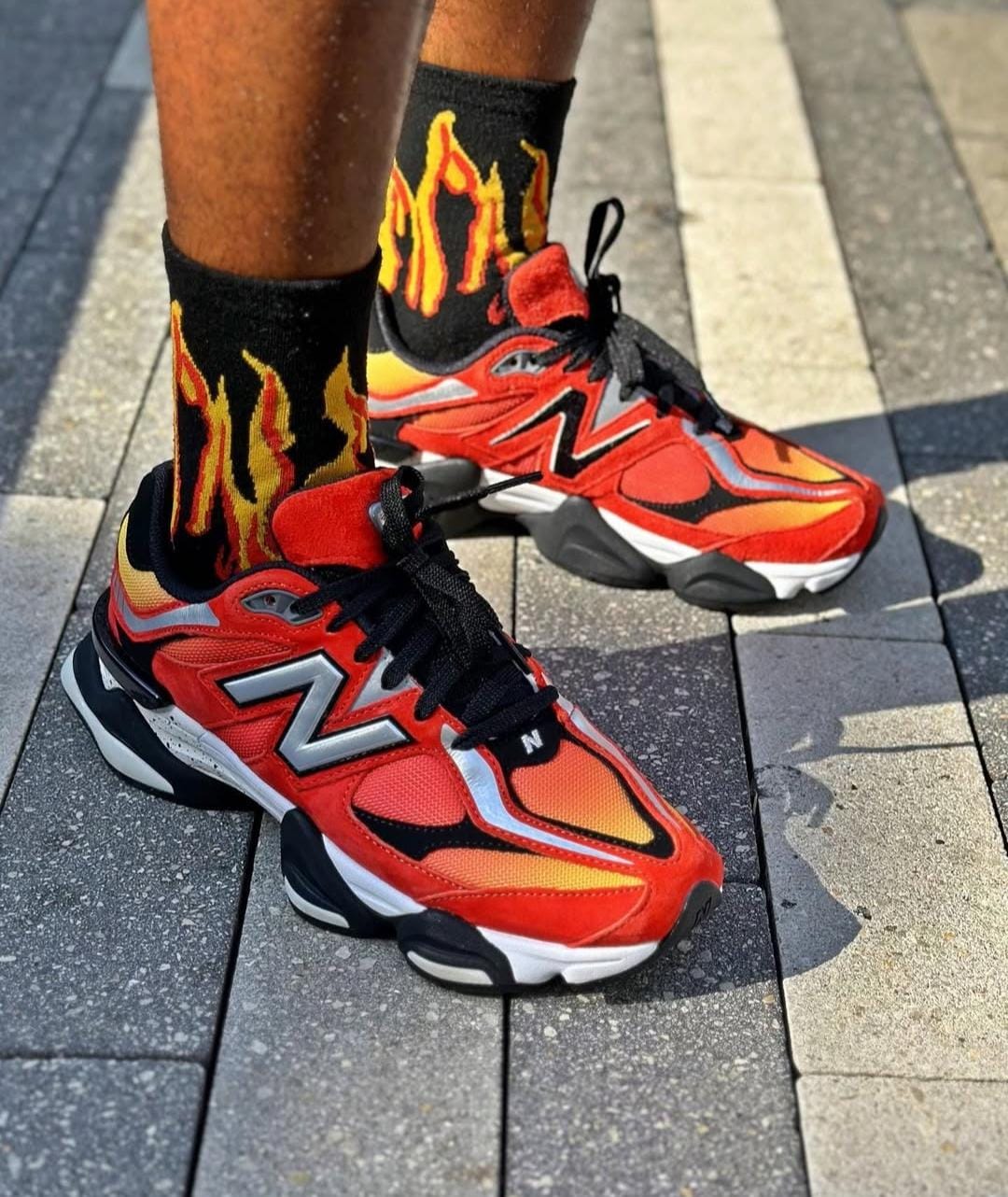 New Balance 9060 “Fire Sign” – Premium Masterpiece Sneakers with Original Box