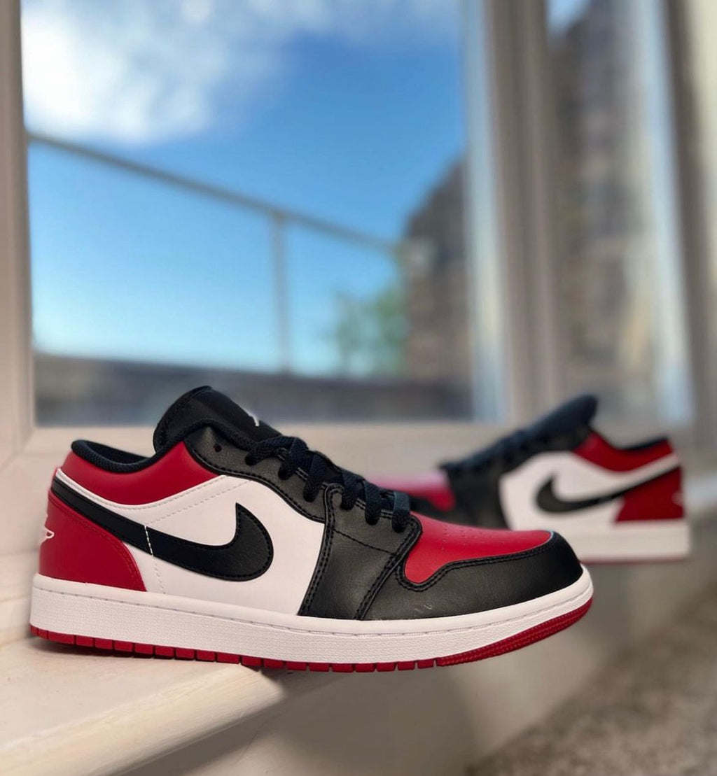Air Jordan 1 Low “Bred Toe” – Premium Masterpiece Sneakers with Original Box