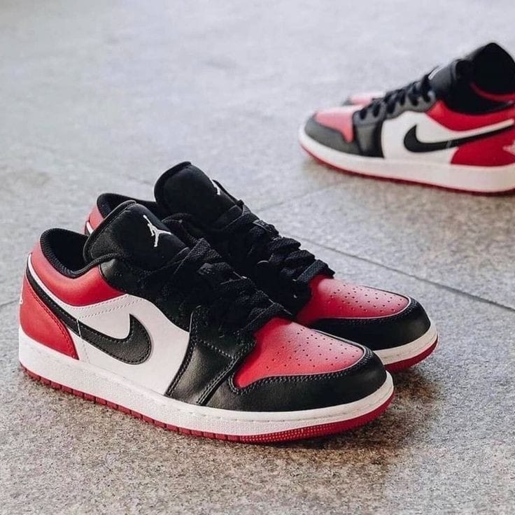 Air Jordan 1 Low “Bred Toe” – Premium Masterpiece Sneakers with Original Box