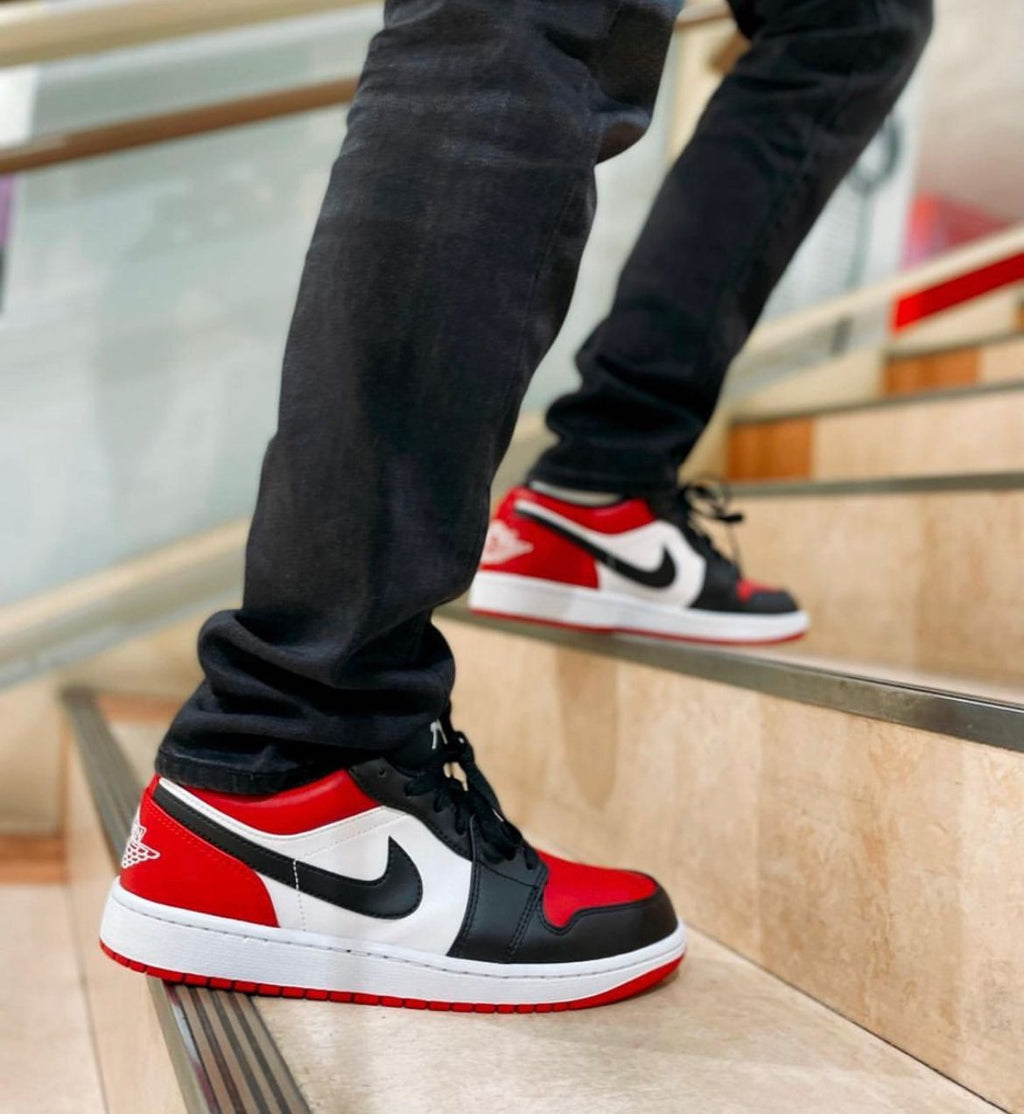 Air Jordan 1 Low “Bred Toe” – Premium Masterpiece Sneakers with Original Box
