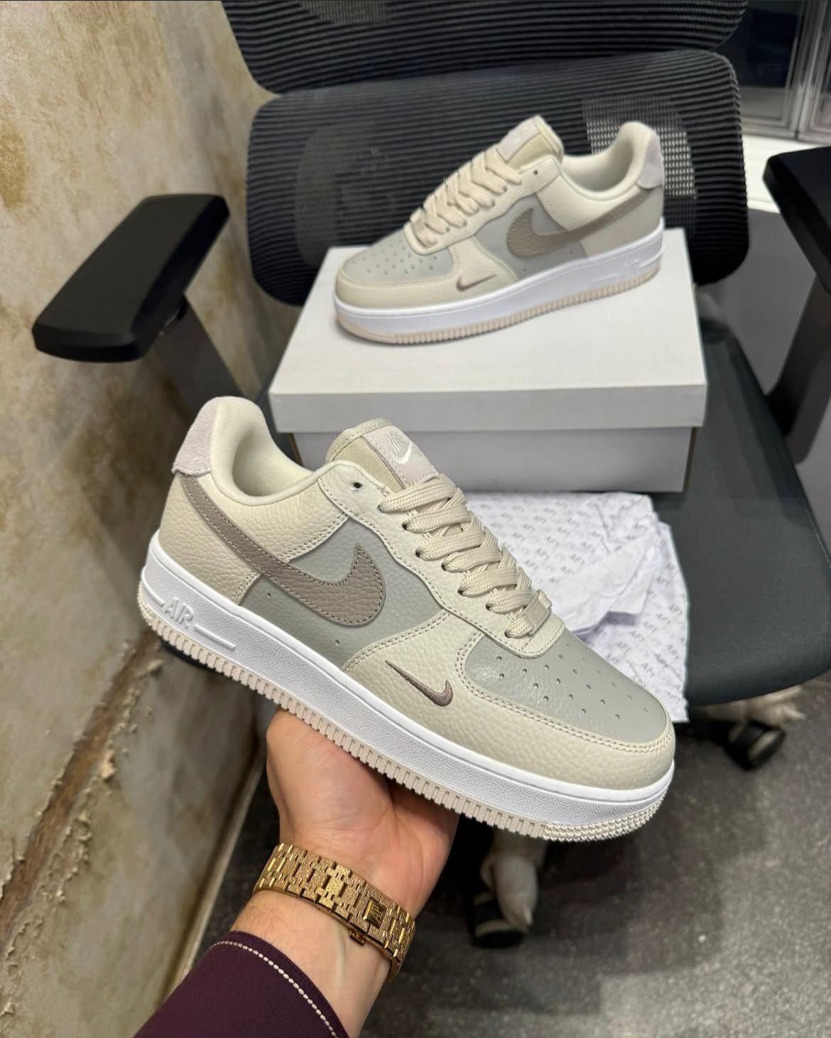 Nike Air Force 1 Low “Orewood Moon” – Premium Edition Sneakers with Original Box