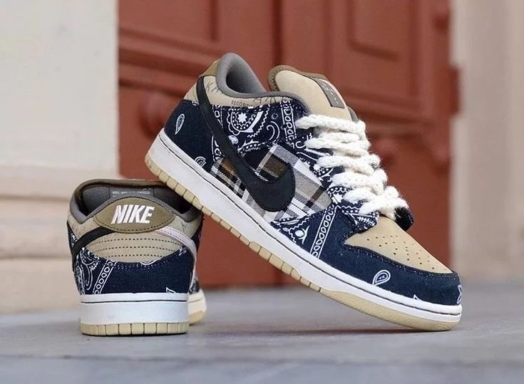 Nike Travis Scott x SB Dunk Low “Bandana” – Premium Masterpiece Sneakers