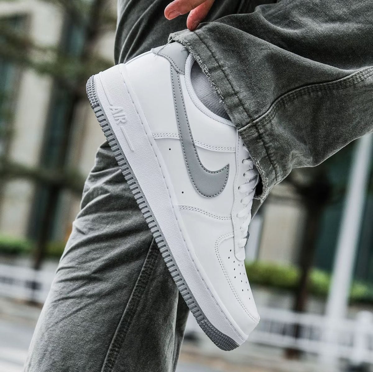 Nike Air Force 1 Low Light Smoke Grey – Premium Masterpiece with Box