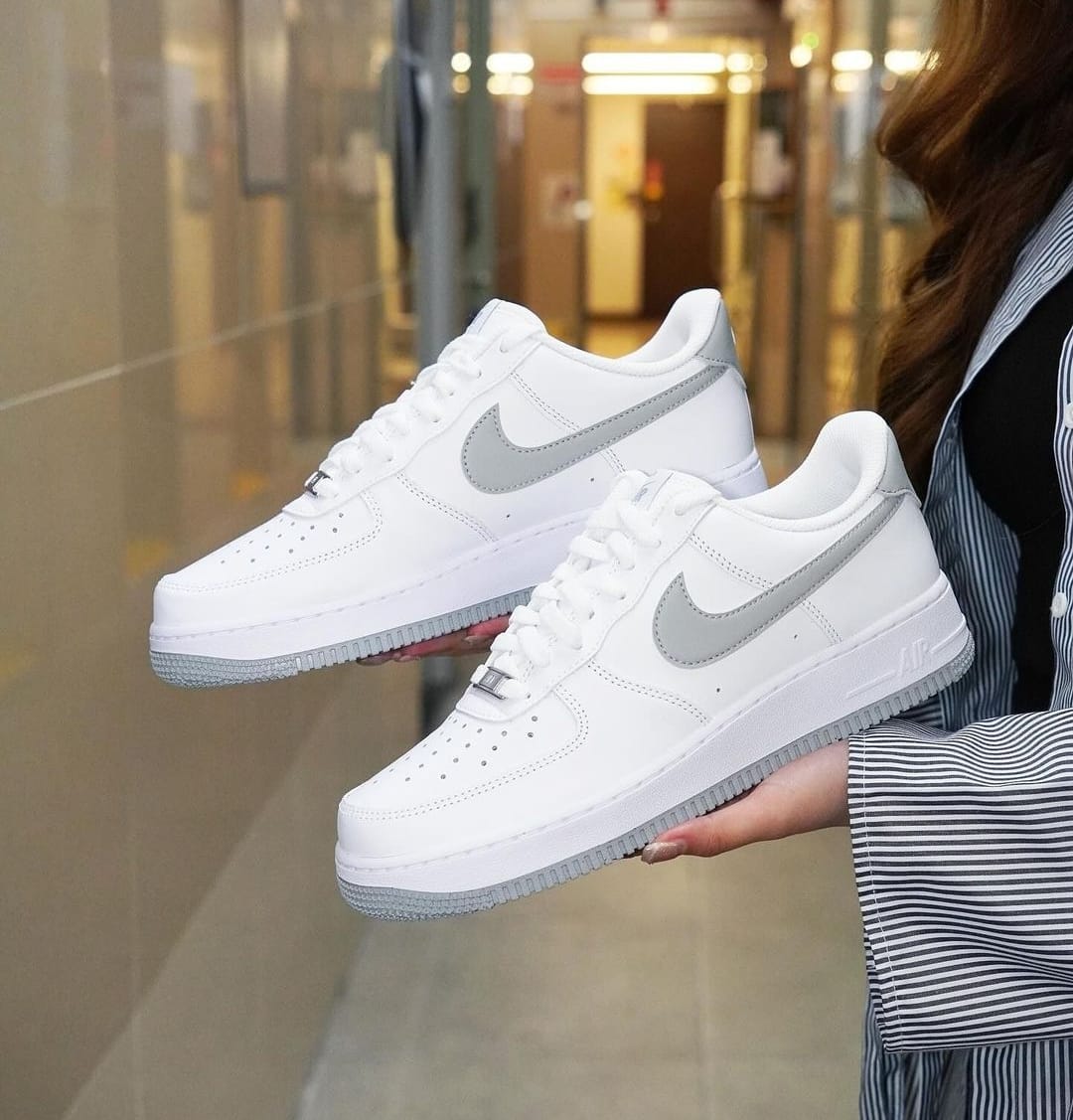 Nike Air Force 1 Low Light Smoke Grey – Premium Masterpiece with Box
