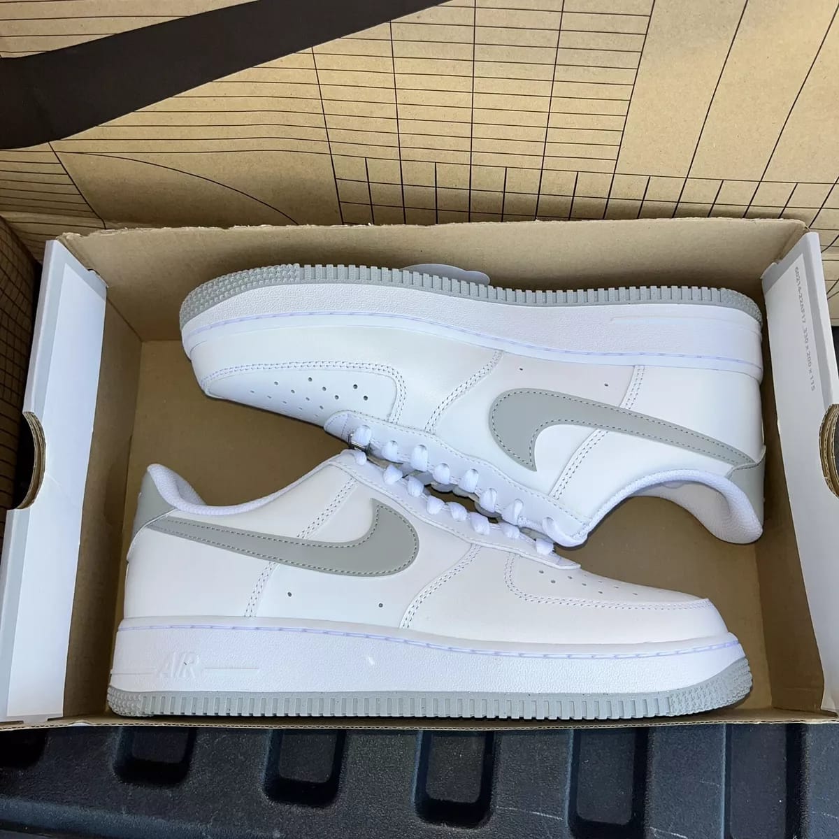 Nike Air Force 1 Low Light Smoke Grey – Premium Masterpiece with Box