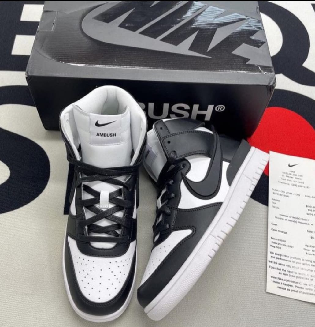 Nike SB Dunk High Ambush Black – Premium Masterpiece Edition with Box