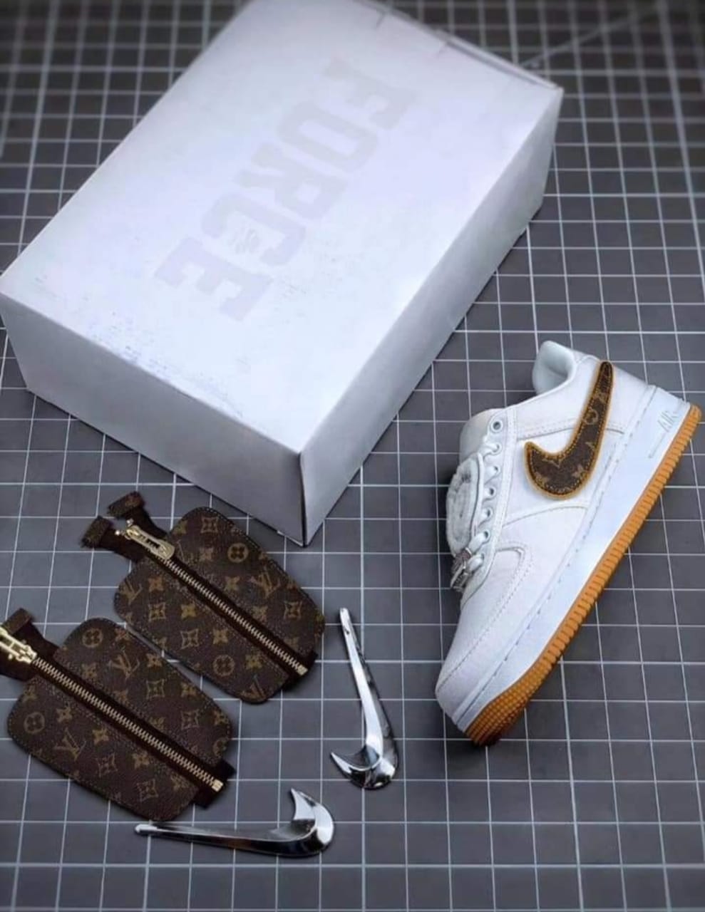 Nike Air Force 1 Low Travis Scott x Louis Vuitton – Premium Masterpiece Edition