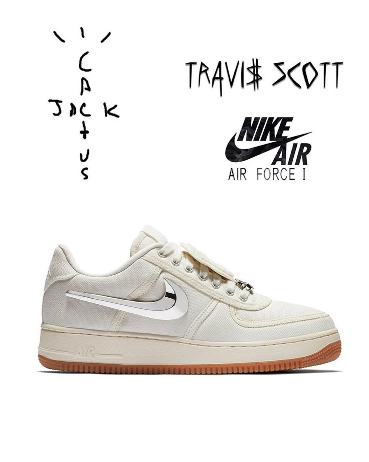 Nike Air Force 1 Low x Travis Scott Sail – Premium Masterpiece with Box