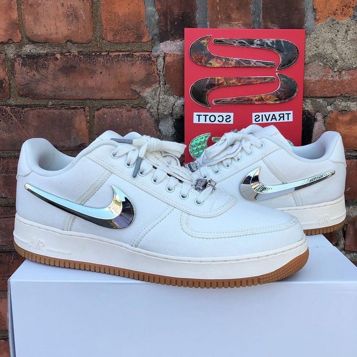 Nike Air Force 1 Low x Travis Scott Sail – Premium Masterpiece with Box