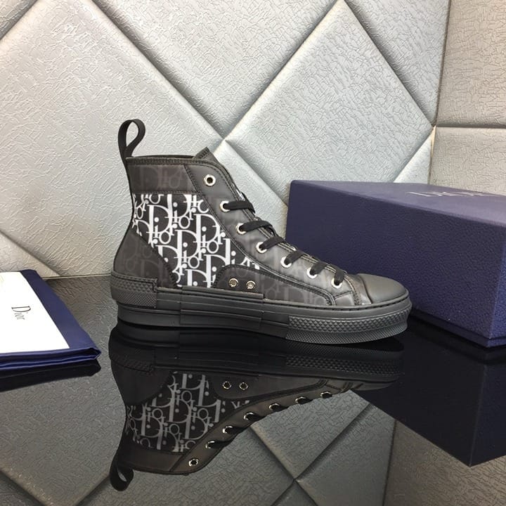 Dior B23 High Top Oblique Black – Premium Designer Sneakers with Box