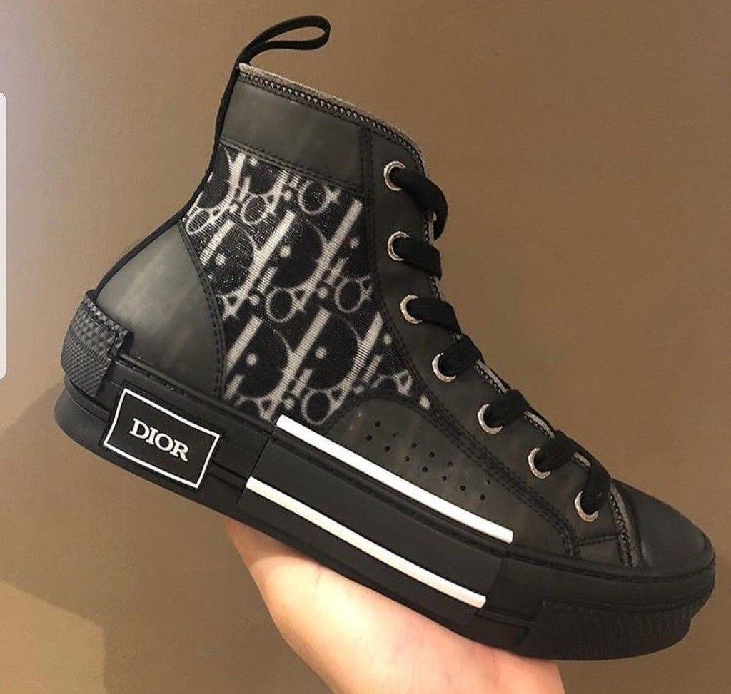 Dior B23 High Top Oblique Black – Premium Designer Sneakers with Box