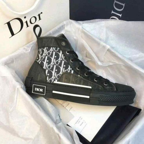 Dior B23 High Top Oblique Black – Premium Designer Sneakers with Box