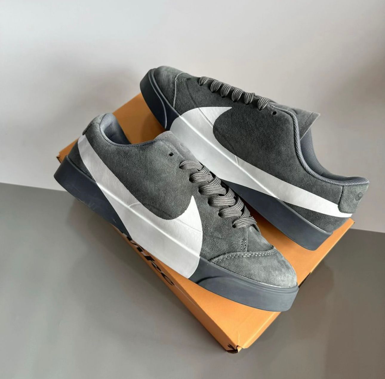 Nike Blazer City Low LX Grey – Premium Masterpiece Sneakers with Box