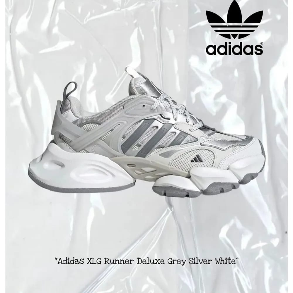 Adidas Vento XLG Runner “Grey Silver” – Premium Masterpiece Sneakers with Original Box
