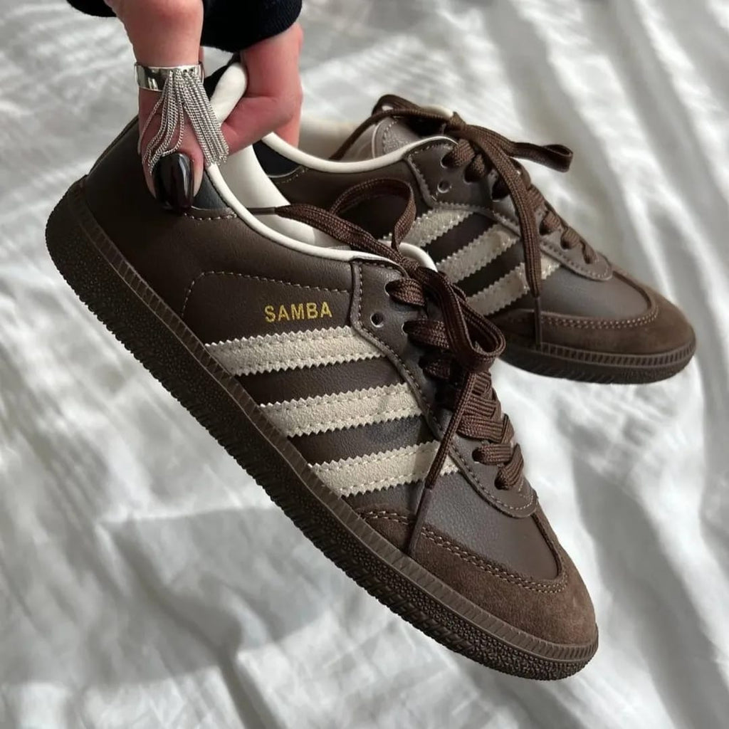 Adidas Samba OG “Dark Brown Beige Gum” – Premium Classic Sneakers with Original Box