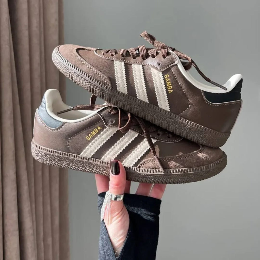 Adidas Samba OG “Dark Brown Beige Gum” – Premium Classic Sneakers with Original Box