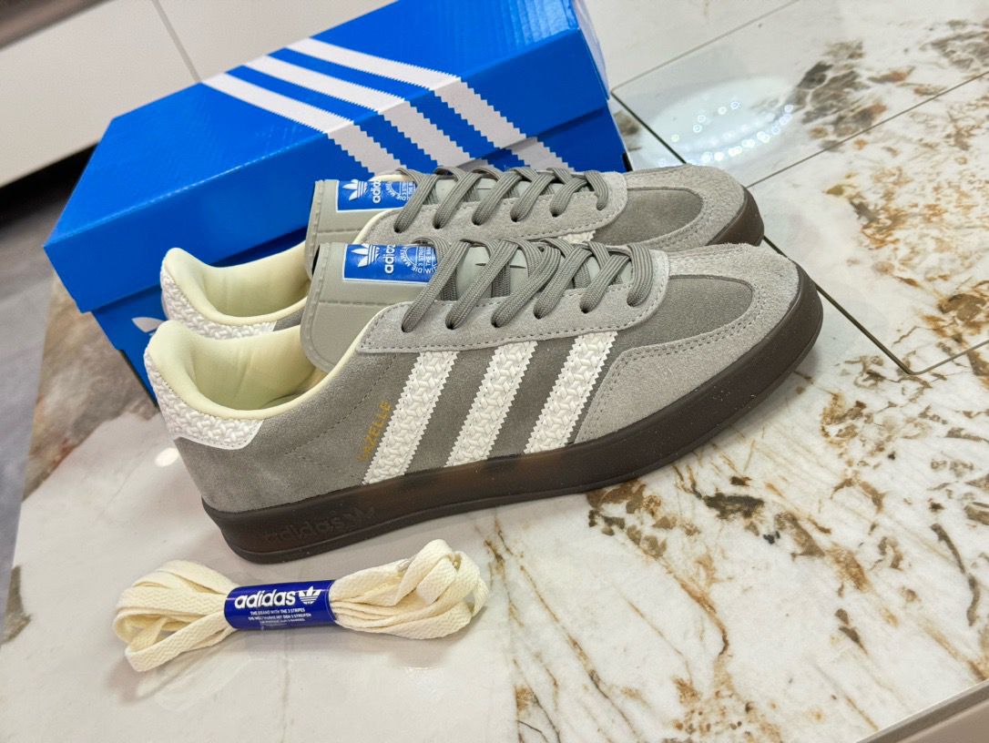 Adidas Gazelle “Grey Wolf” – Premium Edition with OG Box 🐺🔥