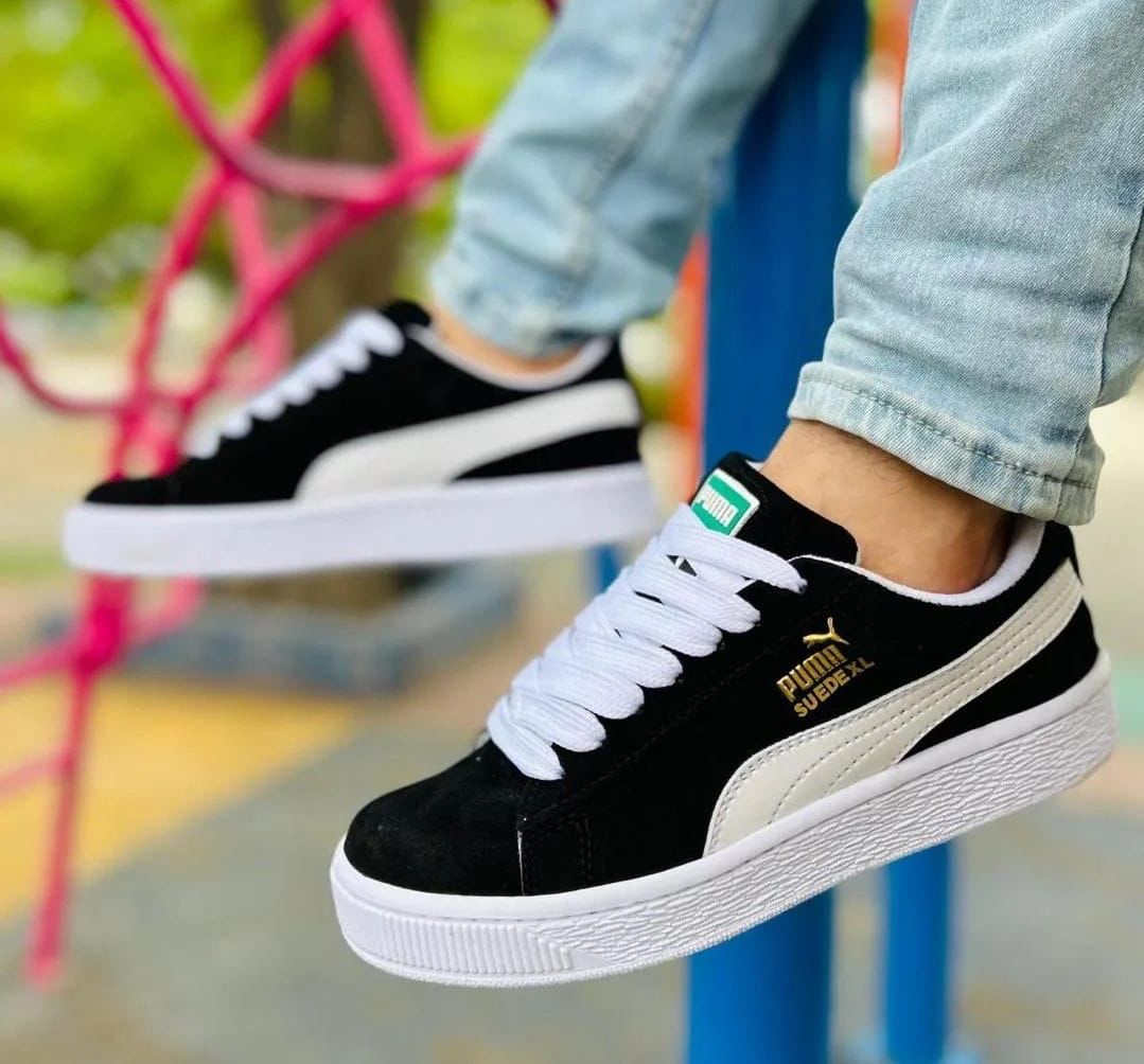 Puma Suede XL “White/Black” 🖤🤍 | Premium Edition