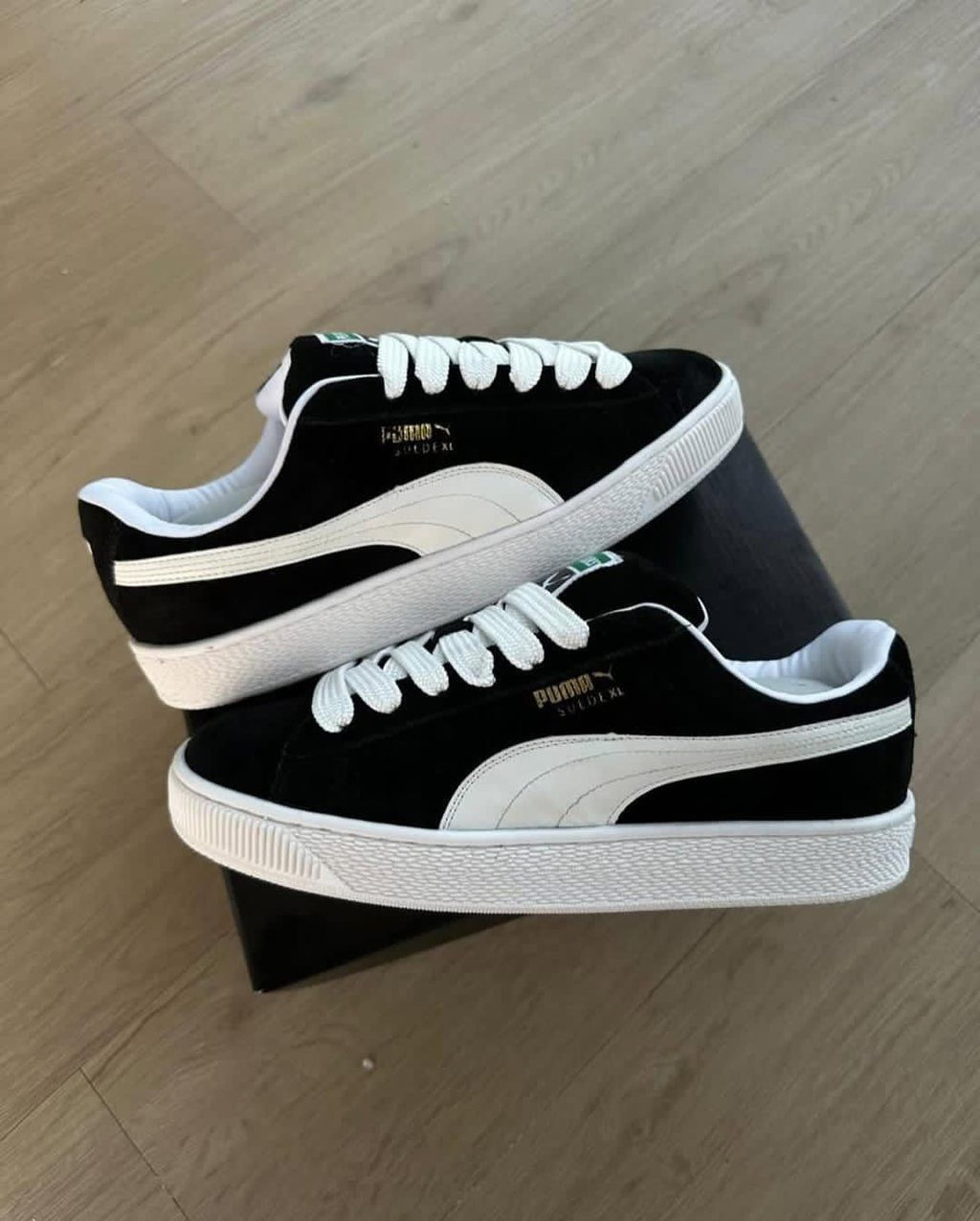 Puma Suede XL “White/Black” 🖤🤍 | Premium Edition