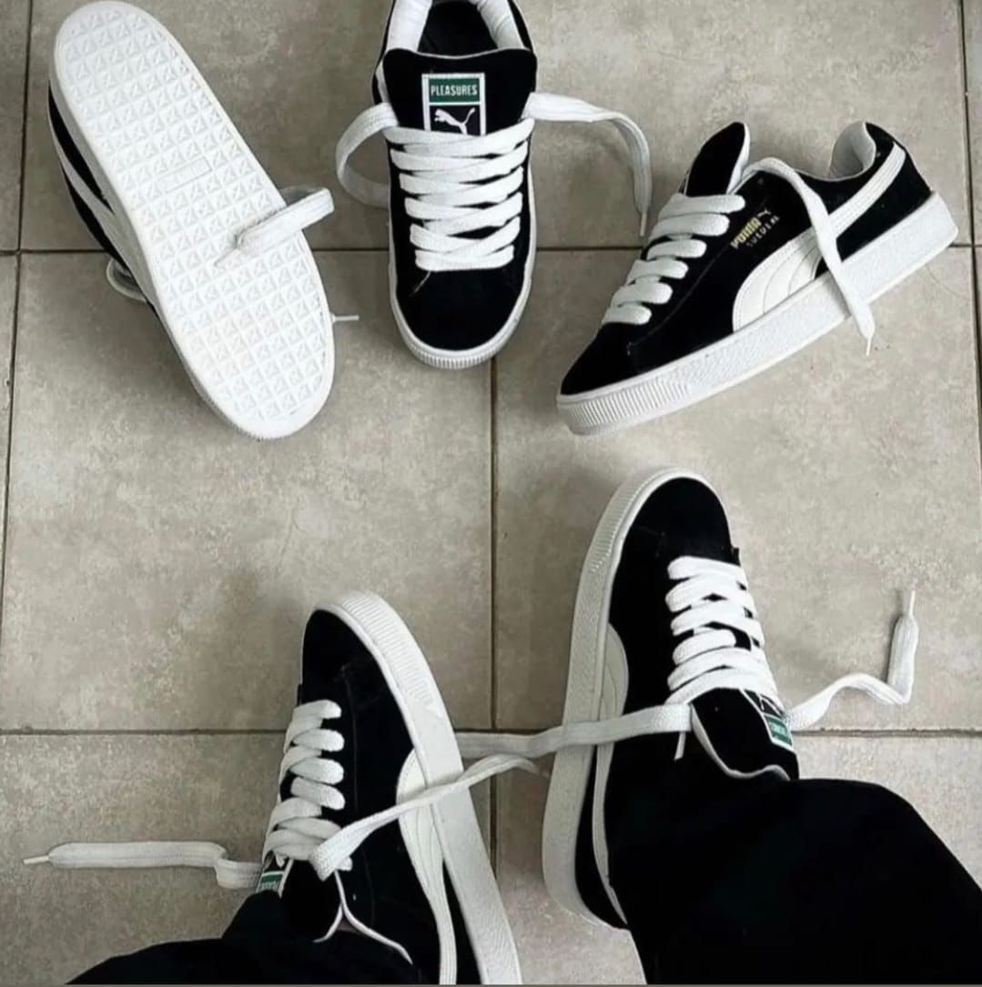 Puma Suede XL “White/Black” 🖤🤍 | Premium Edition