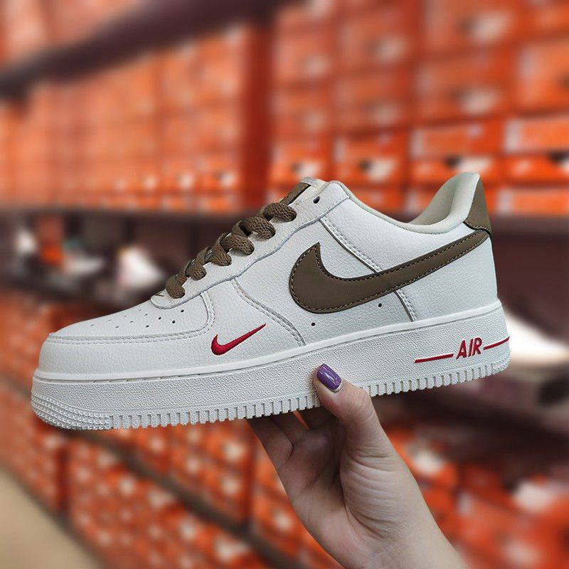 Nike Air Force 1 Mini Red Swoosh – Premium Masterpiece Edition with Box