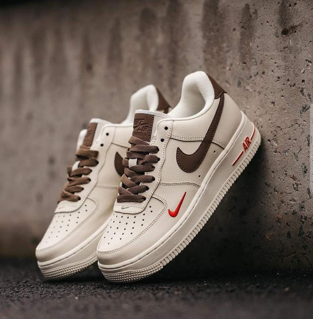 Nike Air Force 1 Mini Red Swoosh – Premium Masterpiece Edition with Box