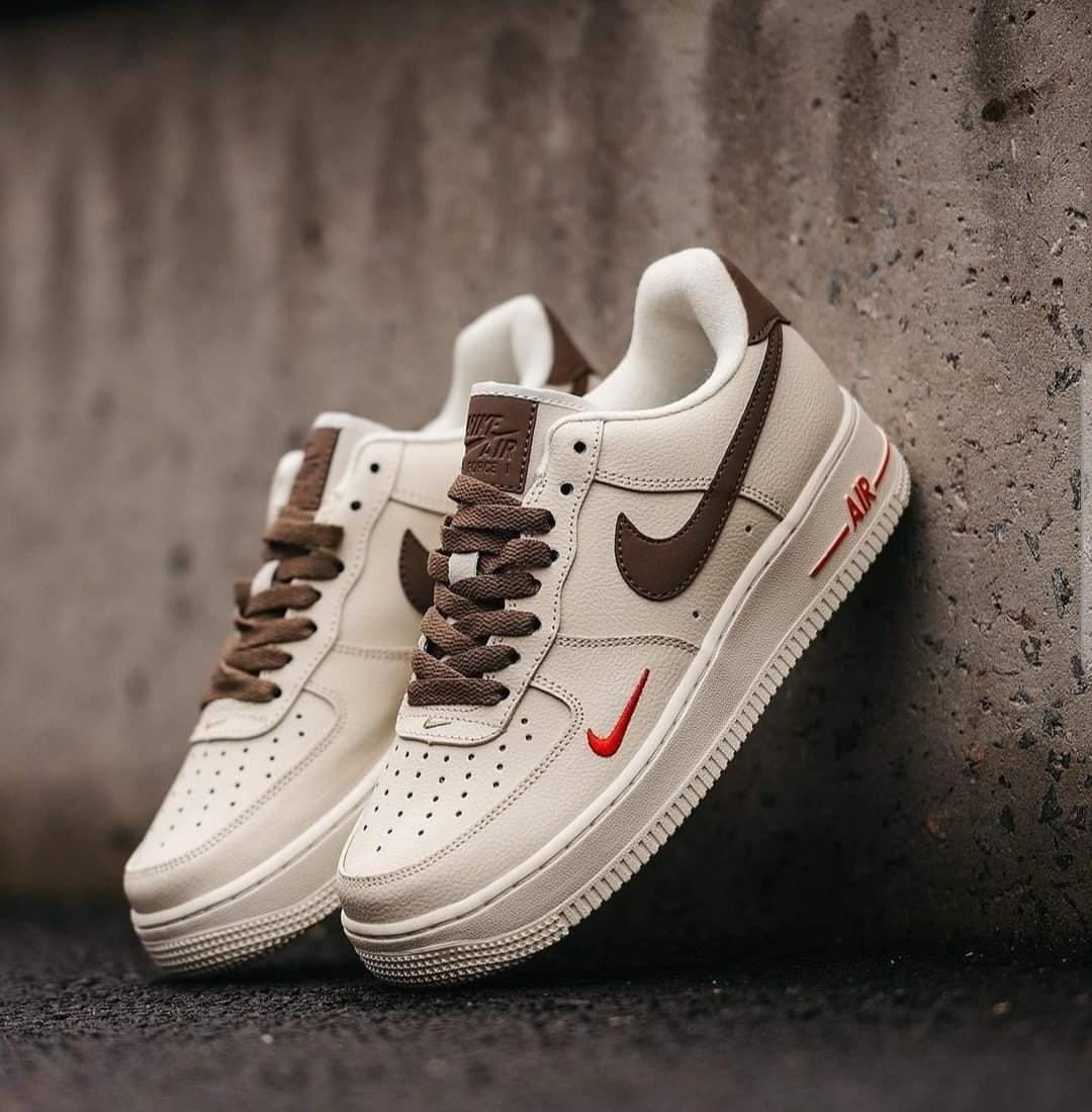 Nike Air Force 1 Mini Red Swoosh – Premium Masterpiece Edition with Box