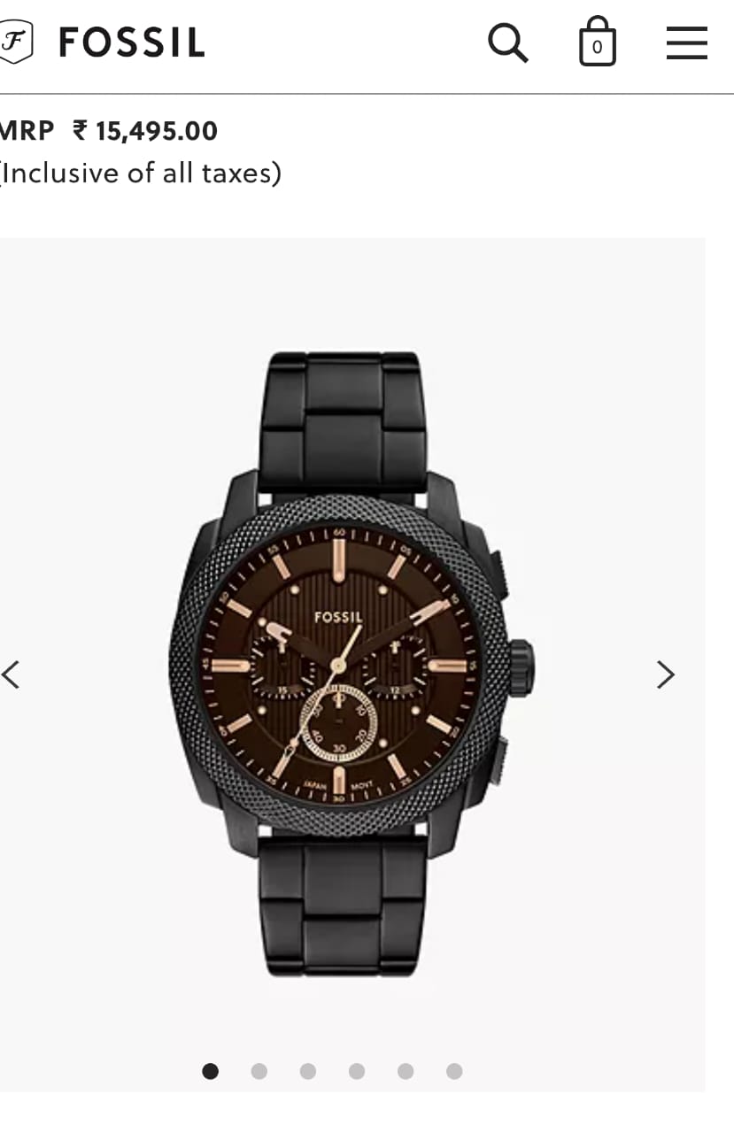 Fossil Chronograph Men’s Watch – Premium Stainless Steel Timepiece