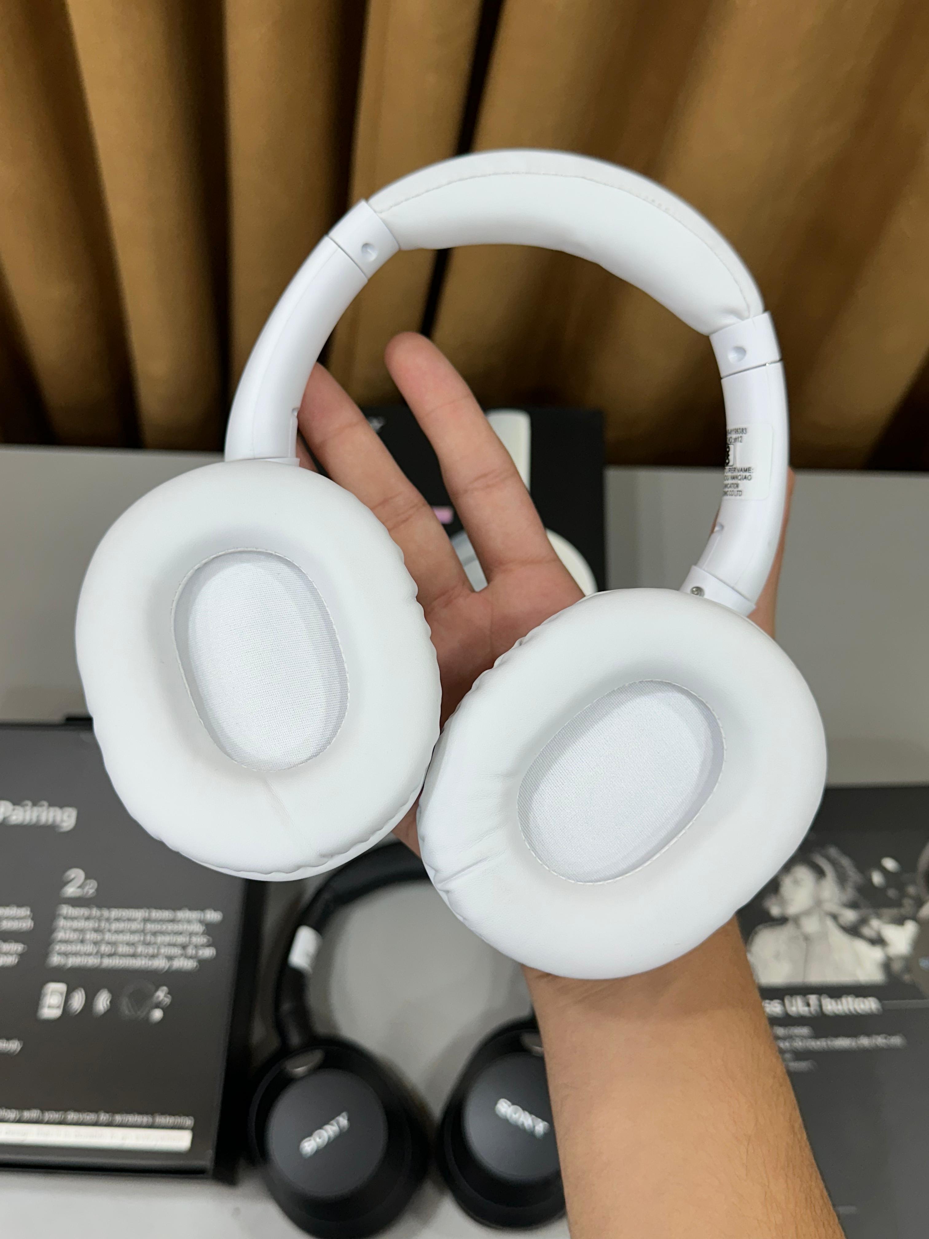 Sony ULT Power Sound Wireless Headphones – Premium White Edition