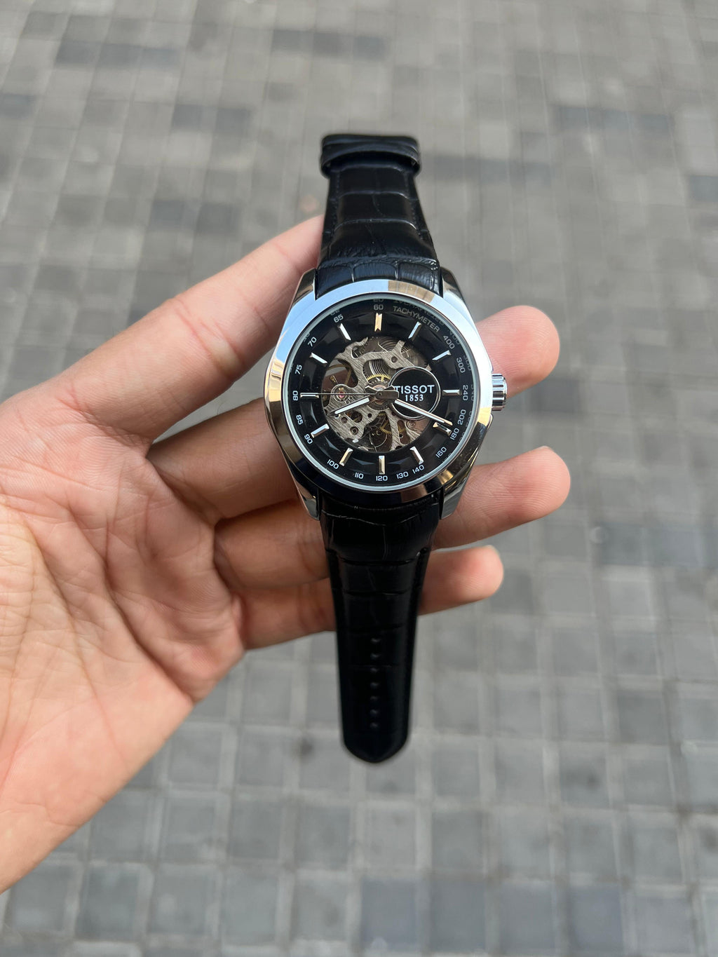 Tissot 1853 Skeleton Automatic Watch – Premium Swiss Open-Heart Edition