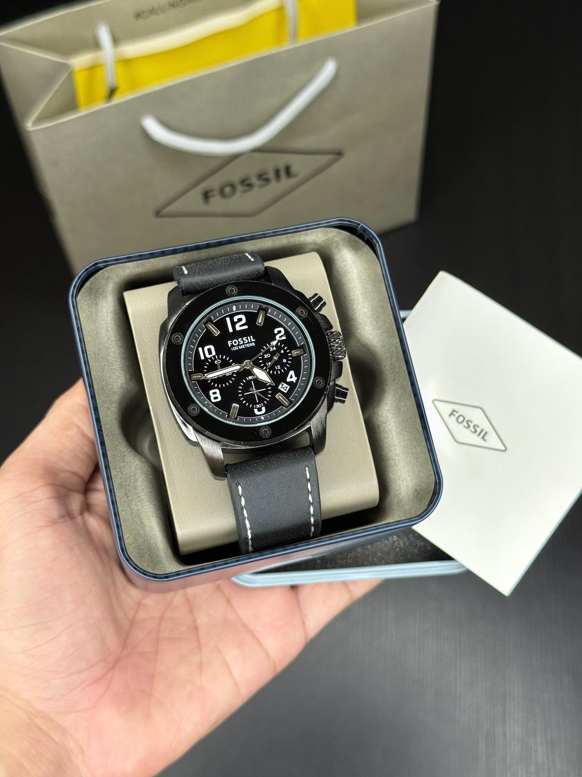 Fossil FS5016 Modern Machine – Premium Chronograph Men’s Watch