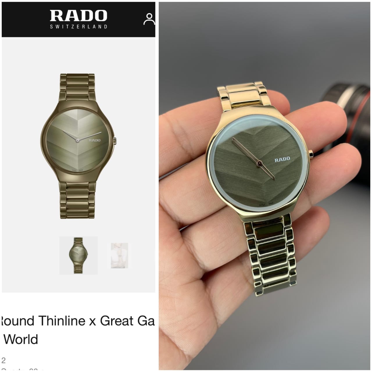 Rado True Thinline x Great Gardens of the World – Premium Ceramic Designer Watch