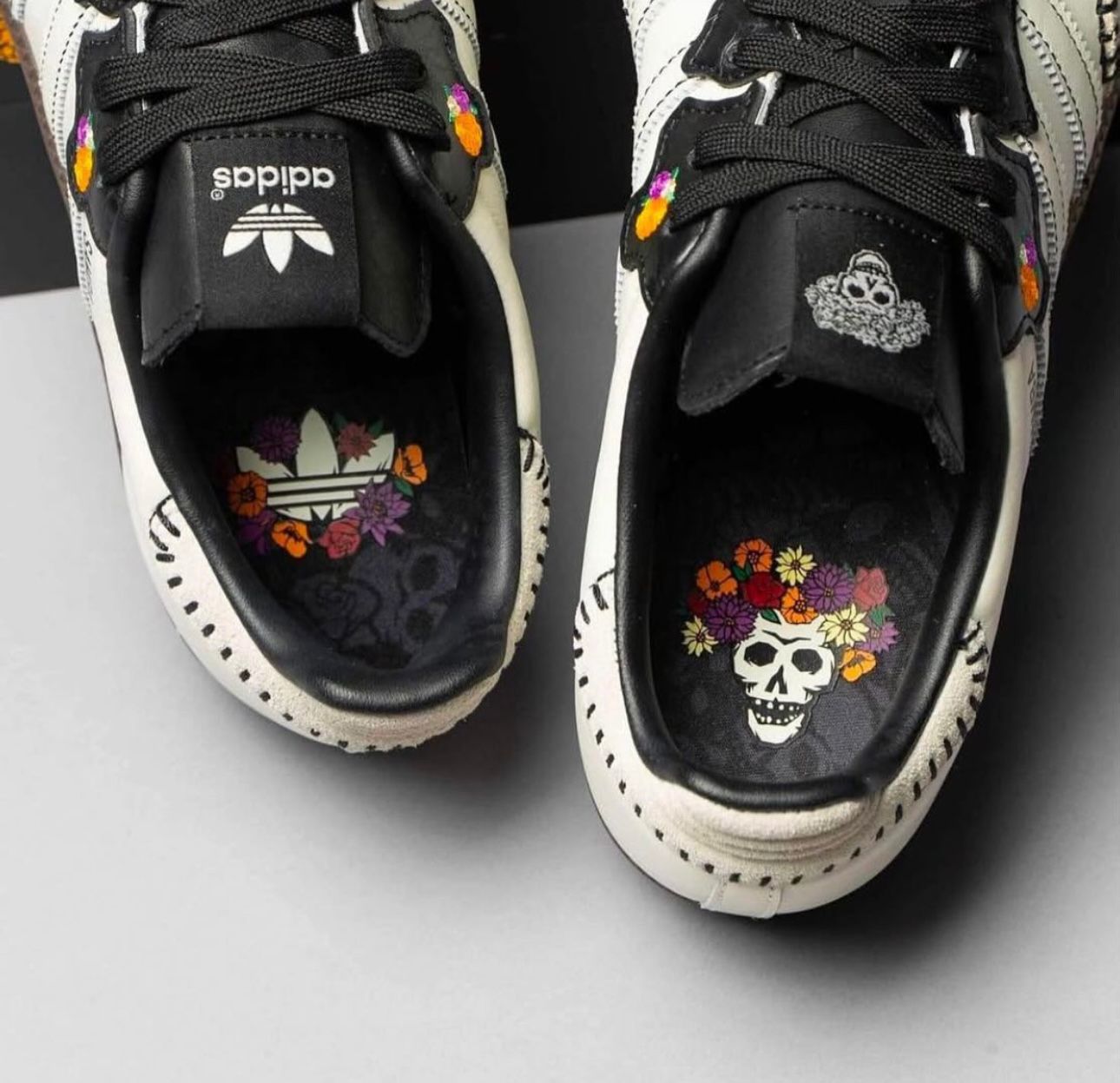 ADIDAS SAMBA DIA DE MUERTOS PACK OF WHITE 💀