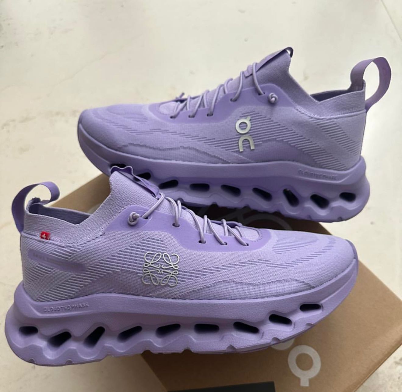 WMN Loewe X On Cloudtilt Purple Sneakers For Her